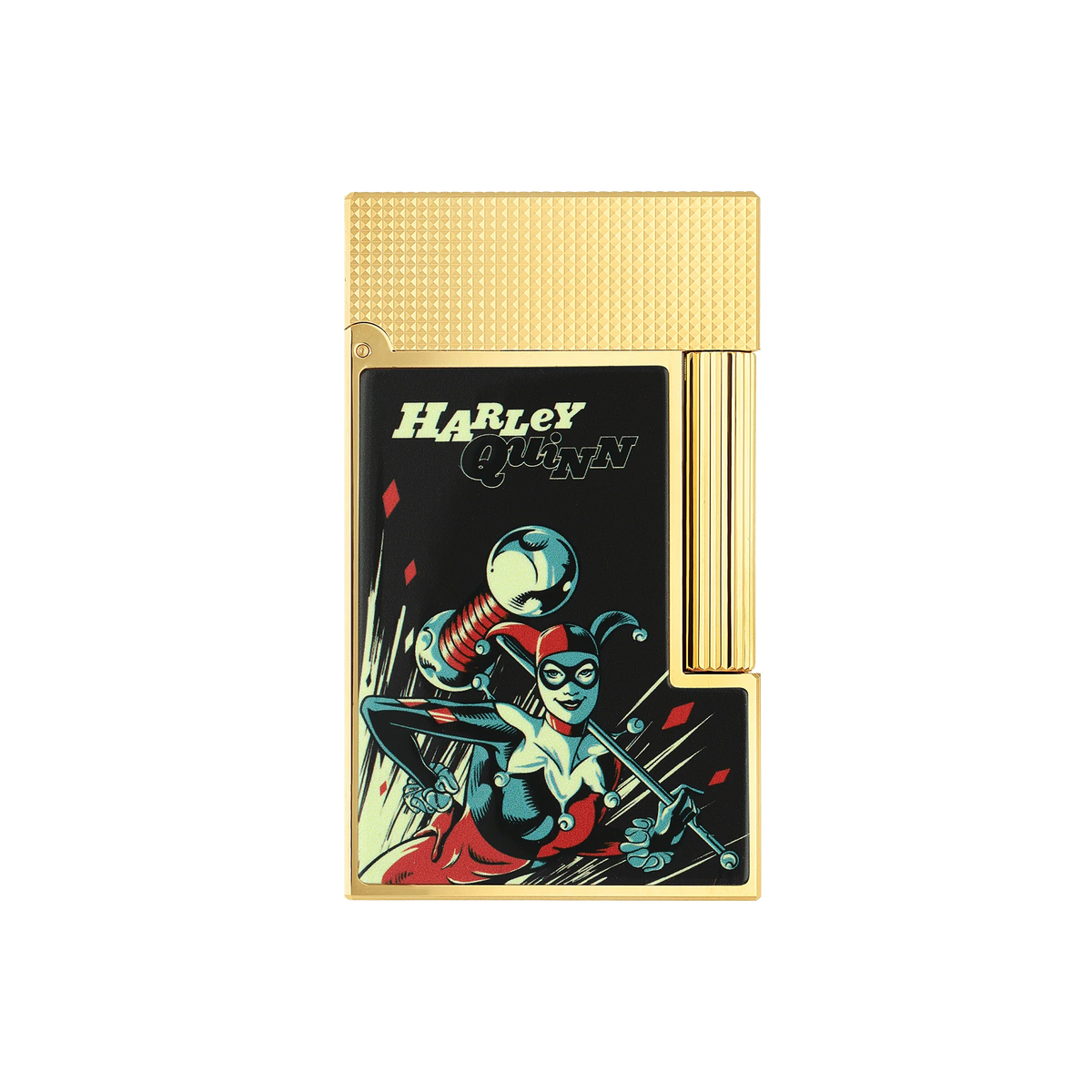 Fully Refurbished Lacquered lighter DC COMICS gold REF: C16696