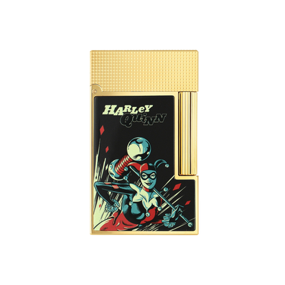 Fully Refurbished Lacquered lighter DC COMICS gold REF: C16696