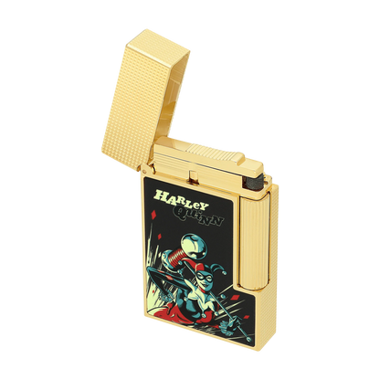 Fully Refurbished Lacquered lighter DC COMICS gold REF: C16696
