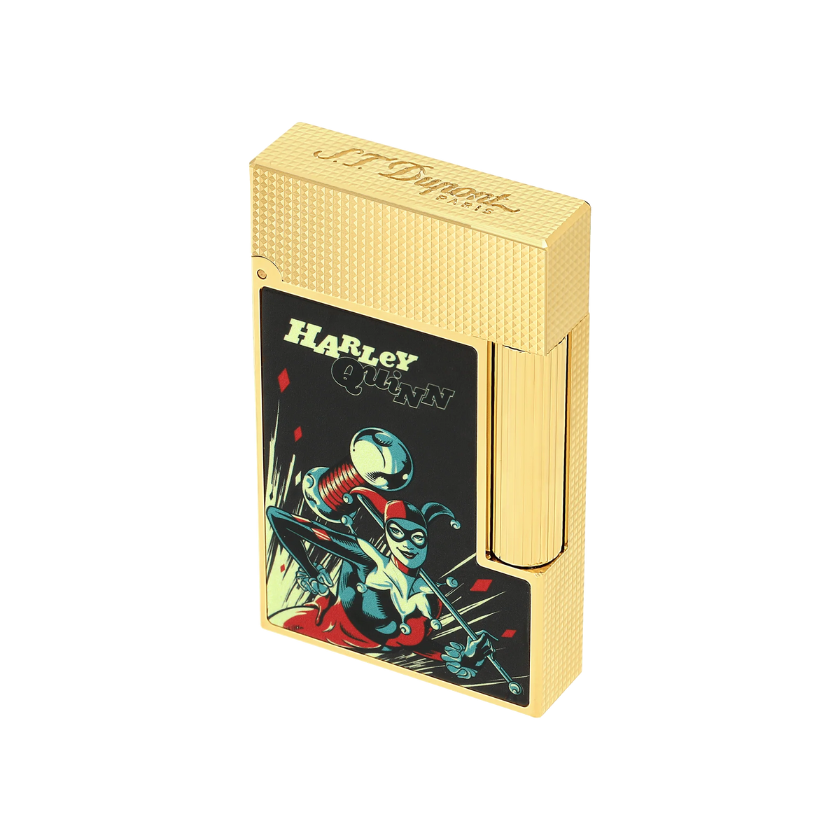 Fully Refurbished Lacquered lighter DC COMICS gold REF: C16696