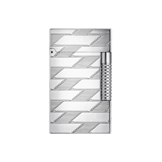 Fully Refurbished Guilloche lighter silver REF: C23180